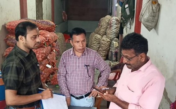 Onion, Potato Price Hikes : Administrative drive to control illegal price hikes in Agartala Onion, Potato Price Hikes : Administrative drive to control illegal price hikes in Agartala